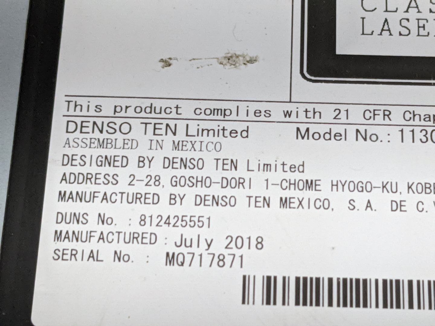 2015-2019 Chevrolet Silverado 1500 Audio Cd Disc Player 1478398 - Oemusedautoparts1.com