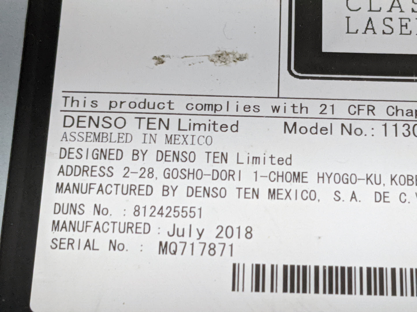 2015-2019 Chevrolet Silverado 1500 Audio Cd Disc Player 1478398 - Oemusedautoparts1.com