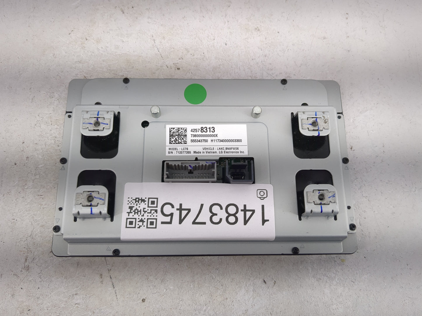 2018-2018 Chevrolet Silverado 1500 Information Display Screen 1483745 - Oemusedautoparts1.com