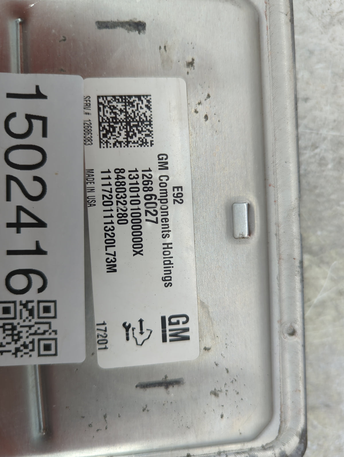 2018 Chevrolet Silverado 1500 PCM Engine Control Computer ECU ECM PCU OEM P/N:12686027 12666027, 131010100000000X Fits Fits 