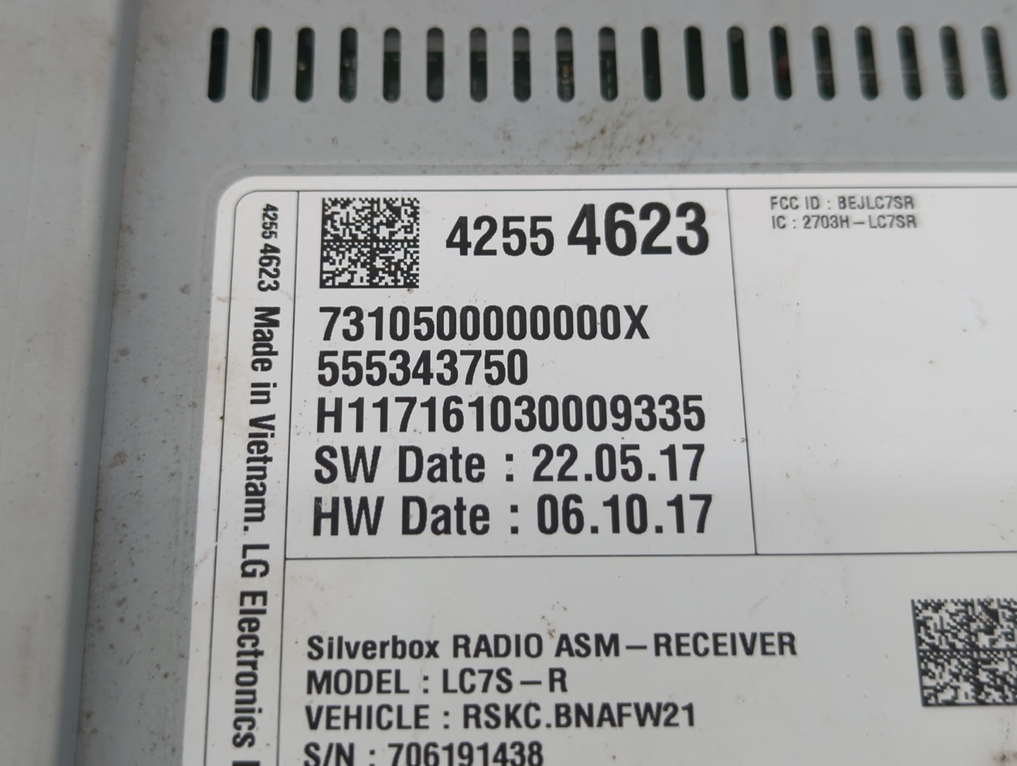 2018-2018 Chevrolet Silverado 1500 Am Fm Cd Player Radio Receiver - Oemusedautoparts1.com