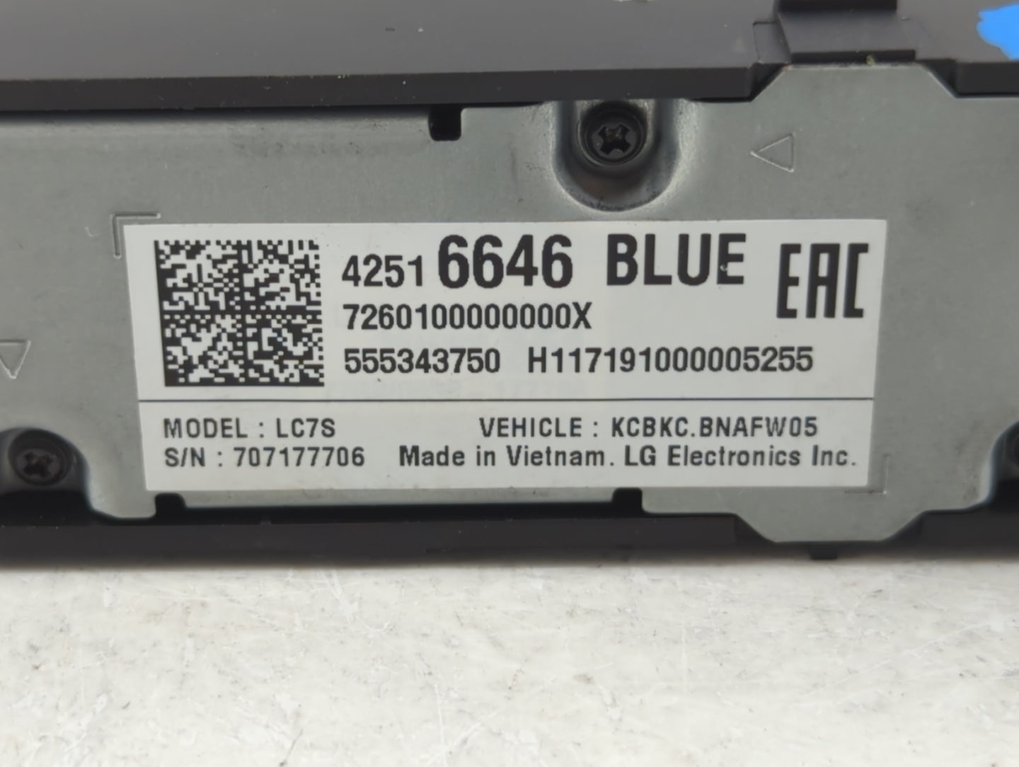 2016-2019 Chevrolet Silverado 1500 Radio AM FM Cd Player Receiver Replacement P/N:42516646 Fits Fits 2016 2017 2018 2019 OEM