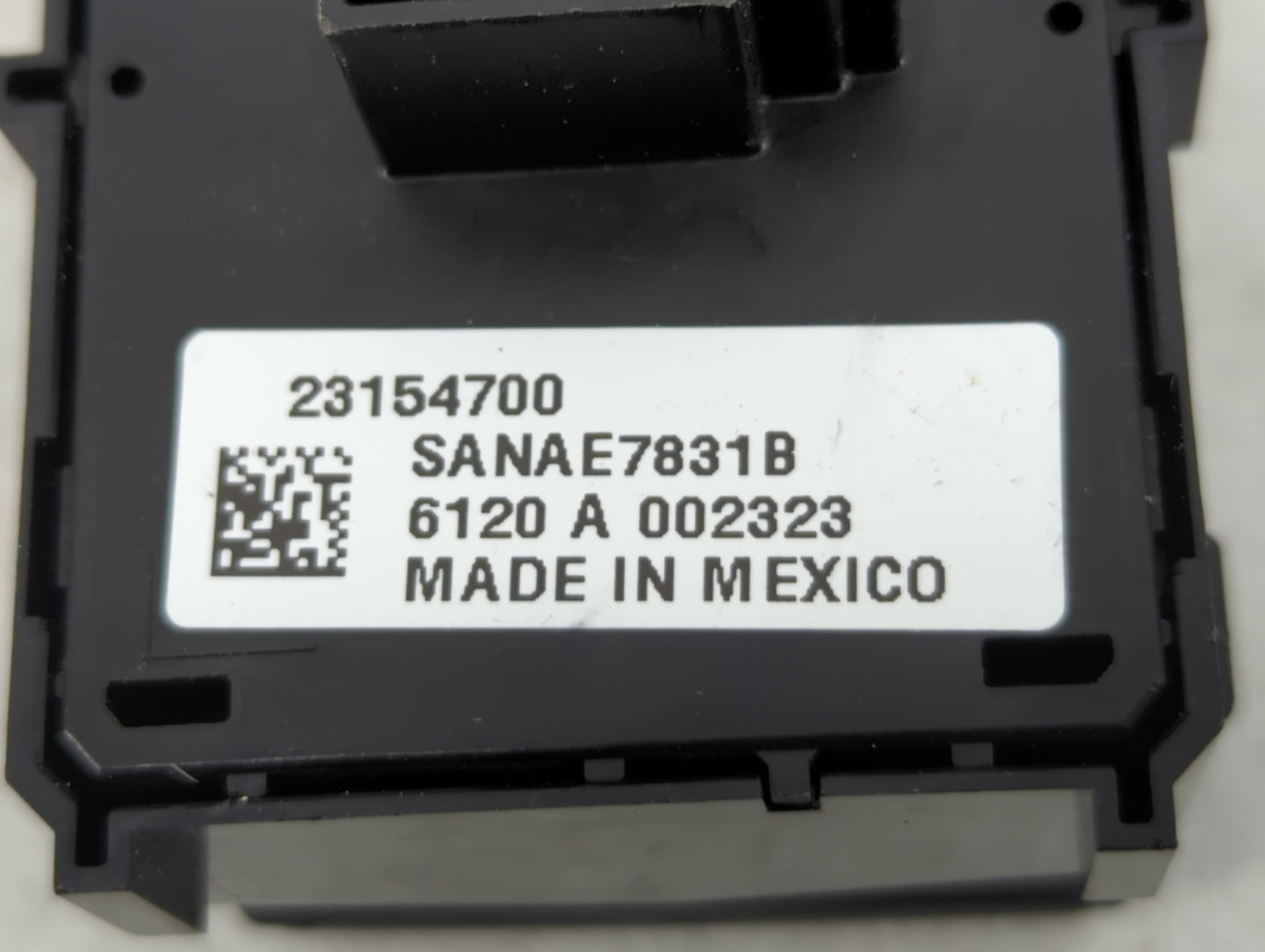 2014-2019 Chevrolet Silverado 1500 Master Power Window Switch Replacement Driver Side Left P/N:23154700 Fits OEM Used Auto P