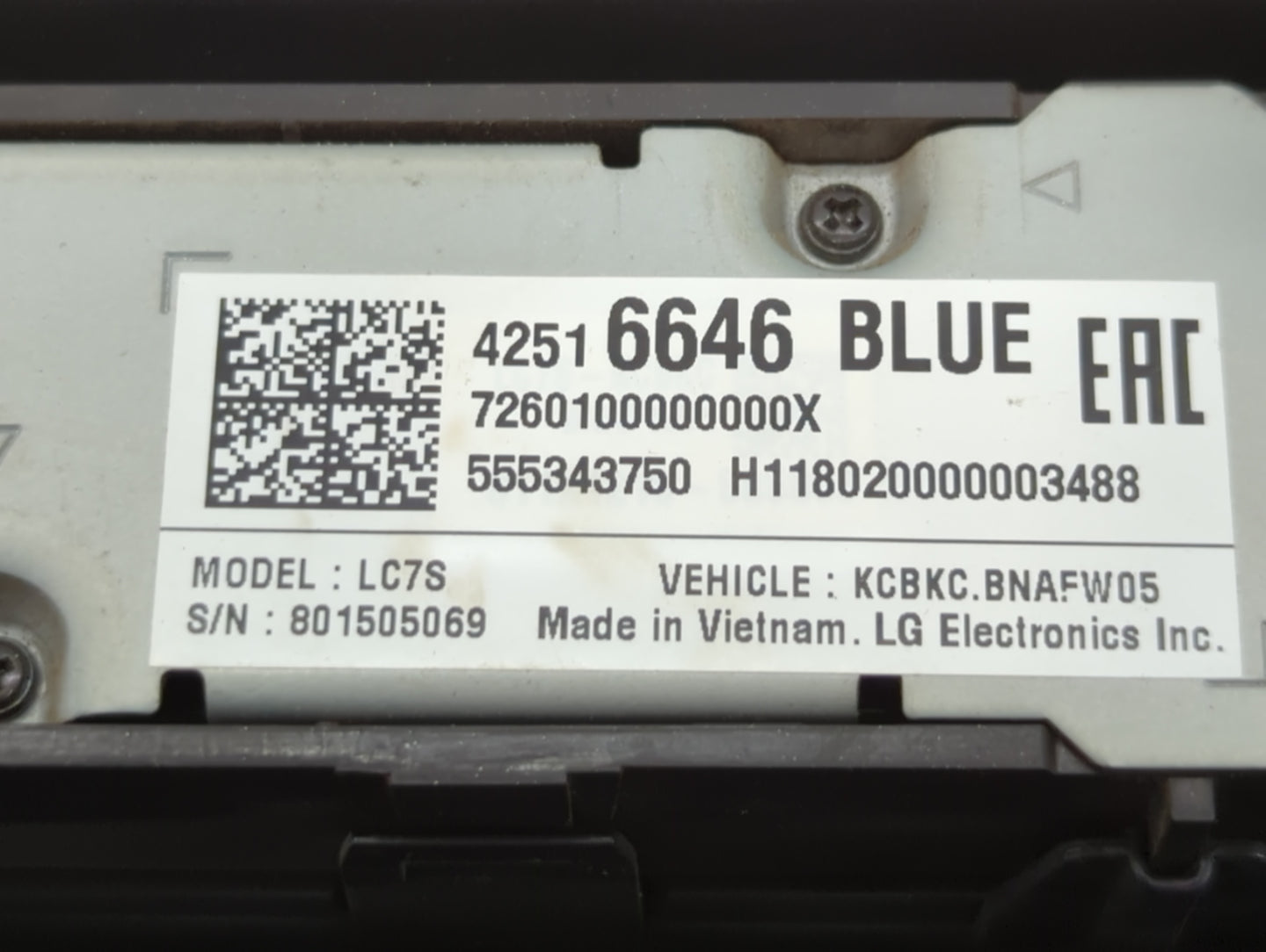 2017-2018 Chevrolet Silverado 1500 Radio AM FM Cd Player Receiver Replacement P/N:42516646 Fits Fits 2017 2018 2019 OEM Used