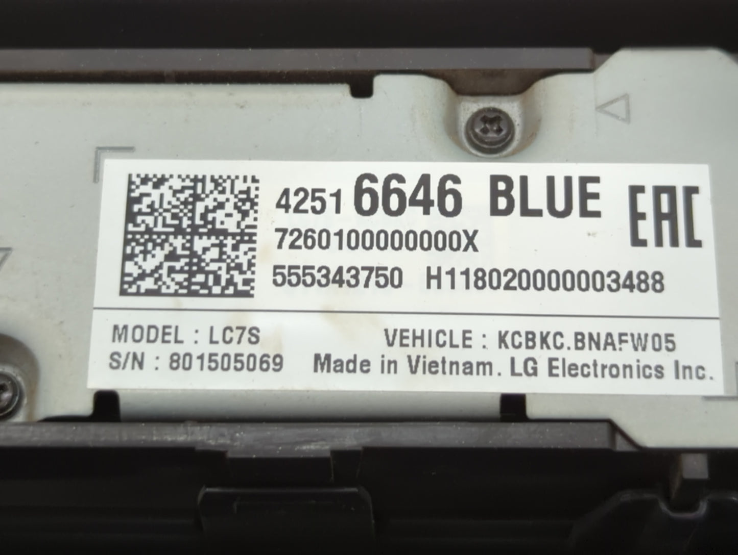 2017-2018 Chevrolet Silverado 1500 Radio AM FM Cd Player Receiver Replacement P/N:42516646 Fits Fits 2017 2018 2019 OEM Used