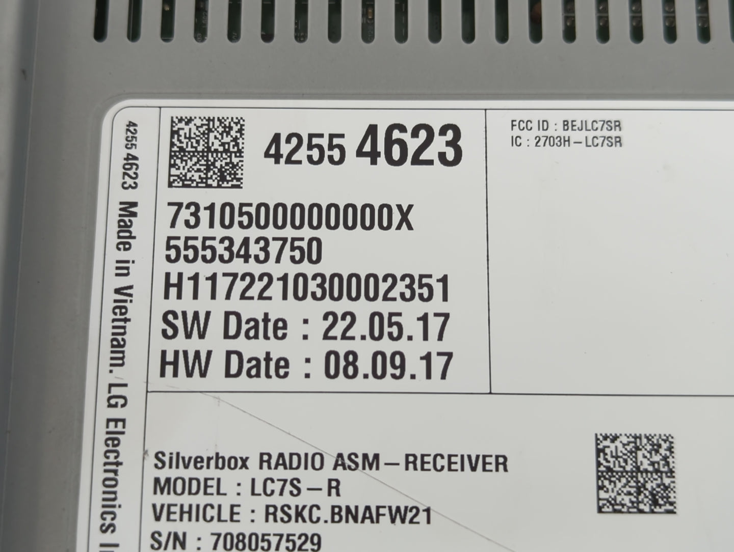 2018-2018 Chevrolet Silverado 1500 Am Fm Cd Player Radio Receiver - Oemusedautoparts1.com