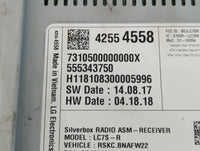 2018 Chevrolet Silverado 1500 Radio AM FM Cd Player Receiver Replacement P/N:42554558 Fits Fits 2019 OEM Used Auto Parts - O
