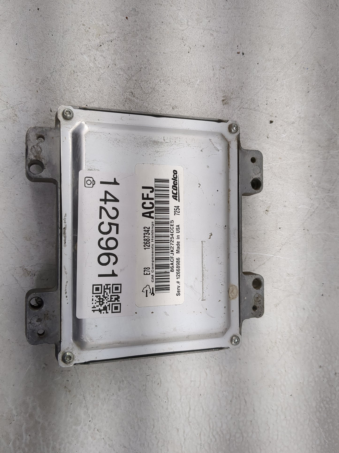 2018 Chevrolet Silverado 2500 PCM Engine Control Computer ECU ECM PCU OEM P/N:12687342 Fits Fits 2017 2019 2020 2021 OEM Use