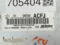 2018 Chevrolet Silverado 2500 PCM Engine Control Computer ECU ECM PCU OEM P/N:12687342 12668986 Fits Fits 2017 2019 2020 202
