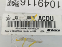 2017-2019 Chevrolet Sonic PCM Engine Control Computer ECU ECM PCU OEM P/N:12685776 Fits Fits 2017 2018 2019 2020 2021 OEM Us