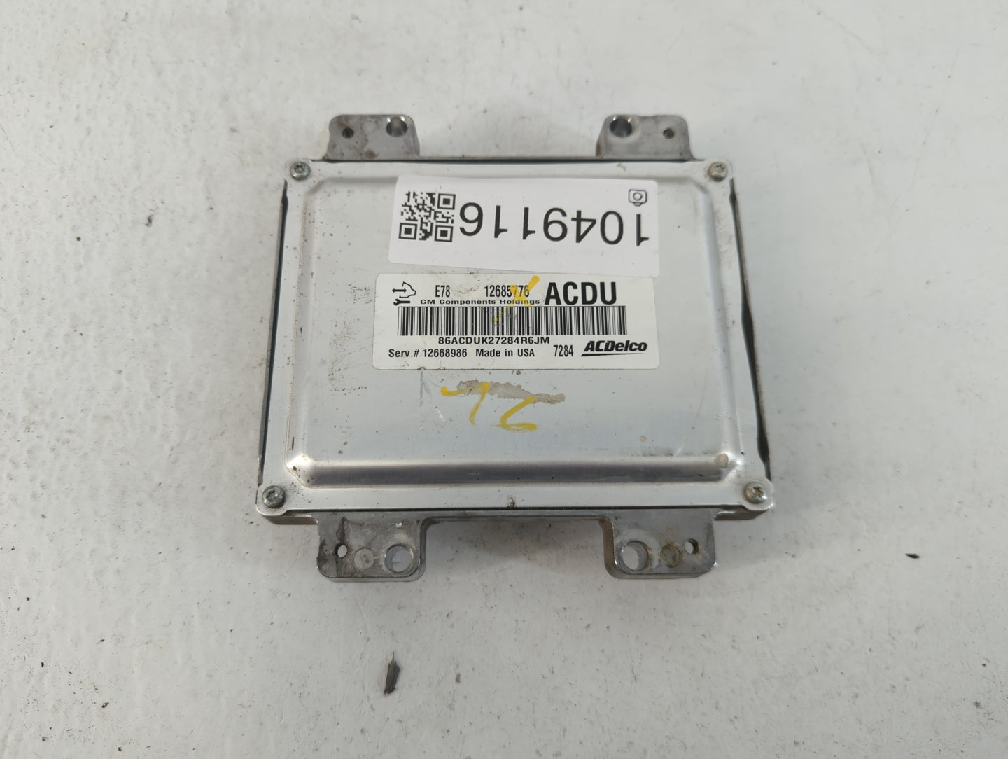 2017-2019 Chevrolet Sonic PCM Engine Control Computer ECU ECM PCU OEM P/N:12685776 Fits Fits 2017 2018 2019 2020 2021 OEM Us