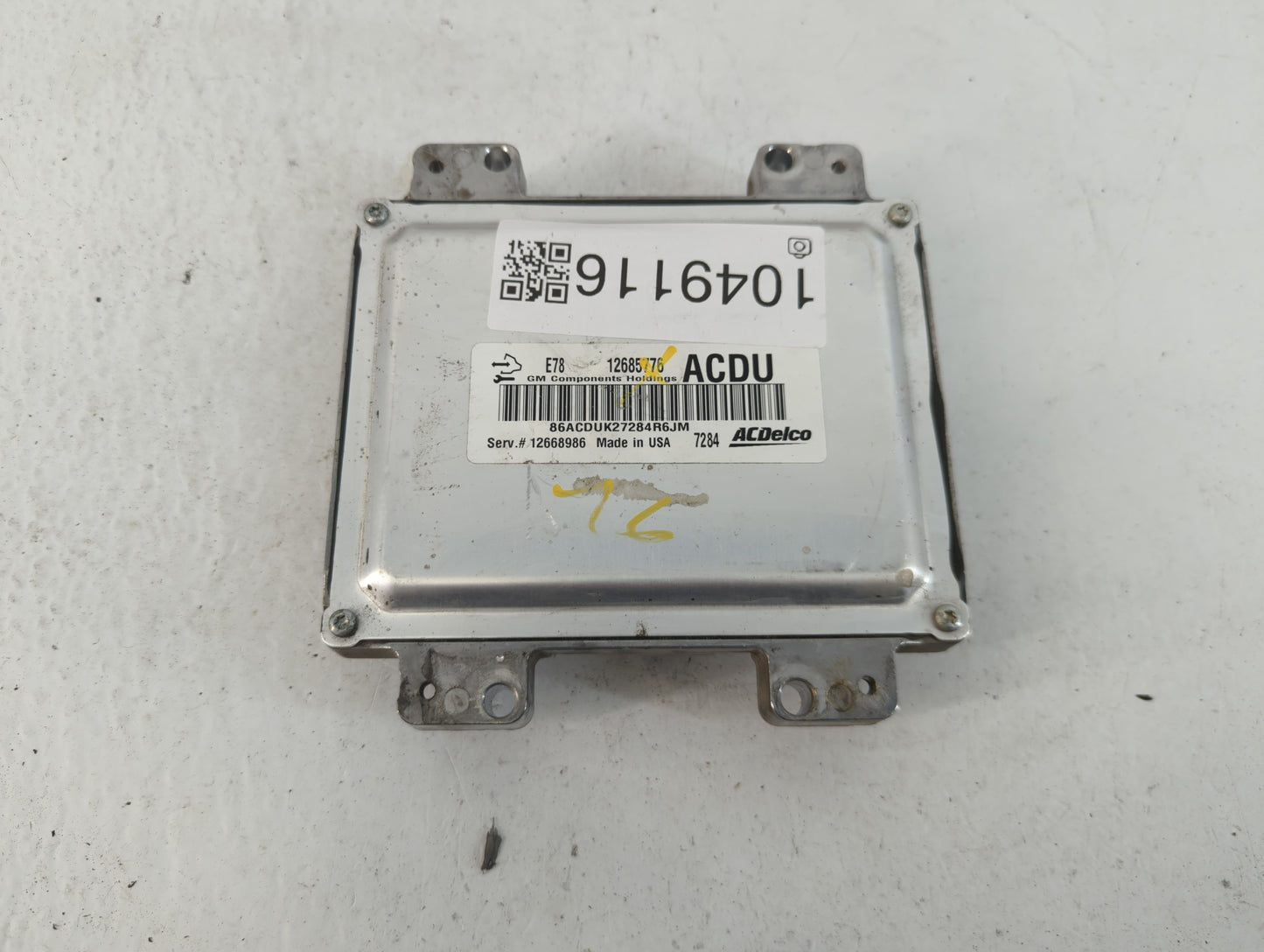 2017-2019 Chevrolet Sonic PCM Engine Control Computer ECU ECM PCU OEM P/N:12685776 Fits Fits 2017 2018 2019 2020 2021 OEM Us