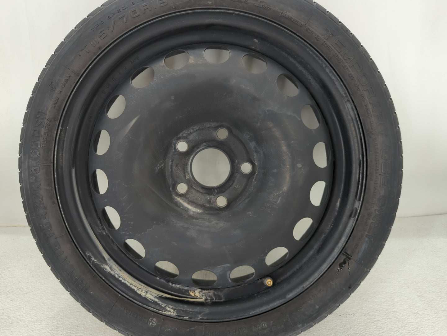 2012-2020 Chevrolet Sonic Spare Donut Tire Wheel Rim Oem - Oemusedautoparts1.com