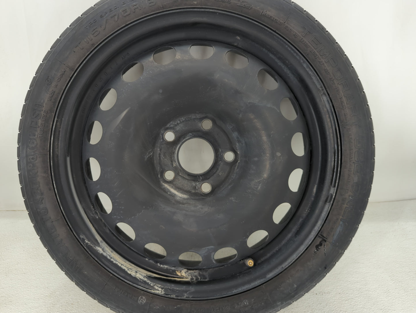 2012-2020 Chevrolet Sonic Spare Donut Tire Wheel Rim Oem - Oemusedautoparts1.com