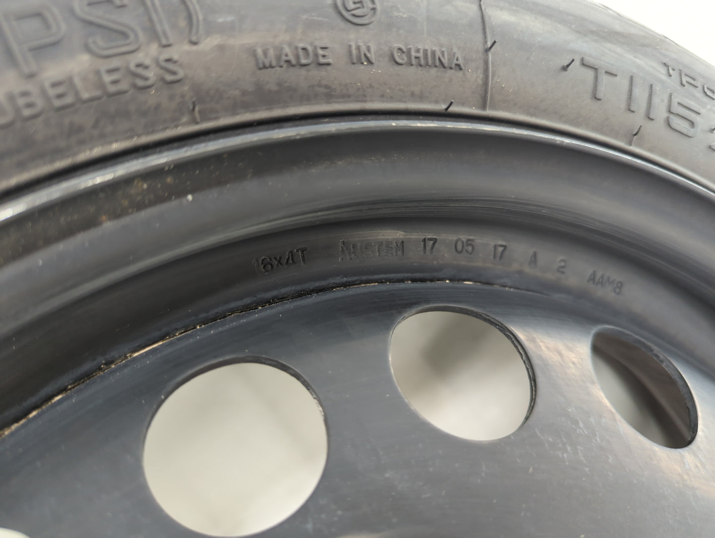 2012-2020 Chevrolet Sonic Spare Donut Tire Wheel Rim Oem - Oemusedautoparts1.com