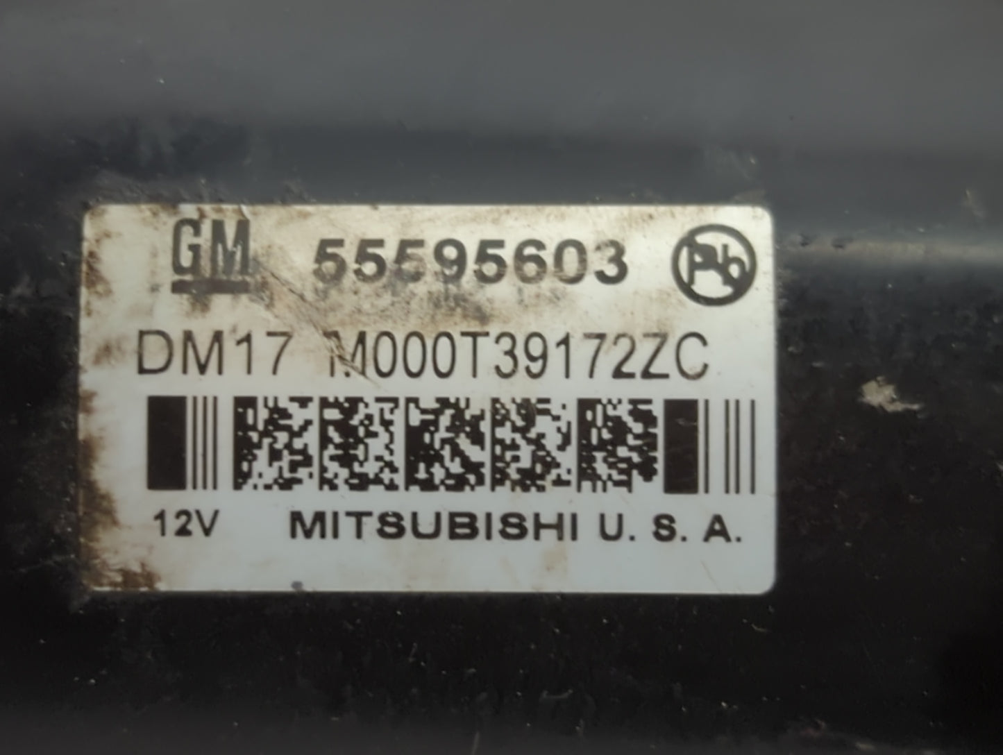 2012-2019 Chevrolet Sonic Car Starter Motor Solenoid OEM P/N:55595603 Fits OEM Used Auto Parts - Oemusedautoparts1.com