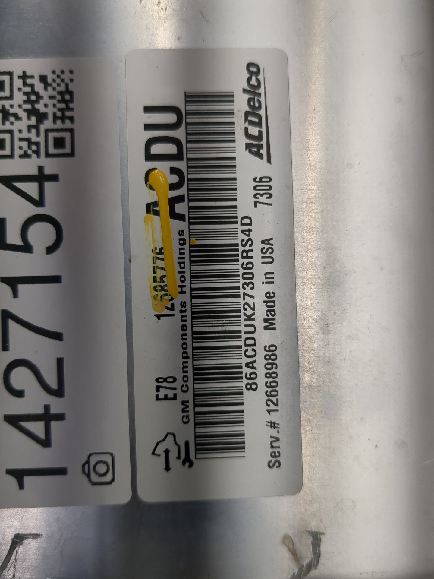 2017-2019 Chevrolet Sonic PCM Engine Control Computer ECU ECM PCU OEM P/N:12685776 Fits Fits 2017 2018 2019 2020 2021 OEM Us
