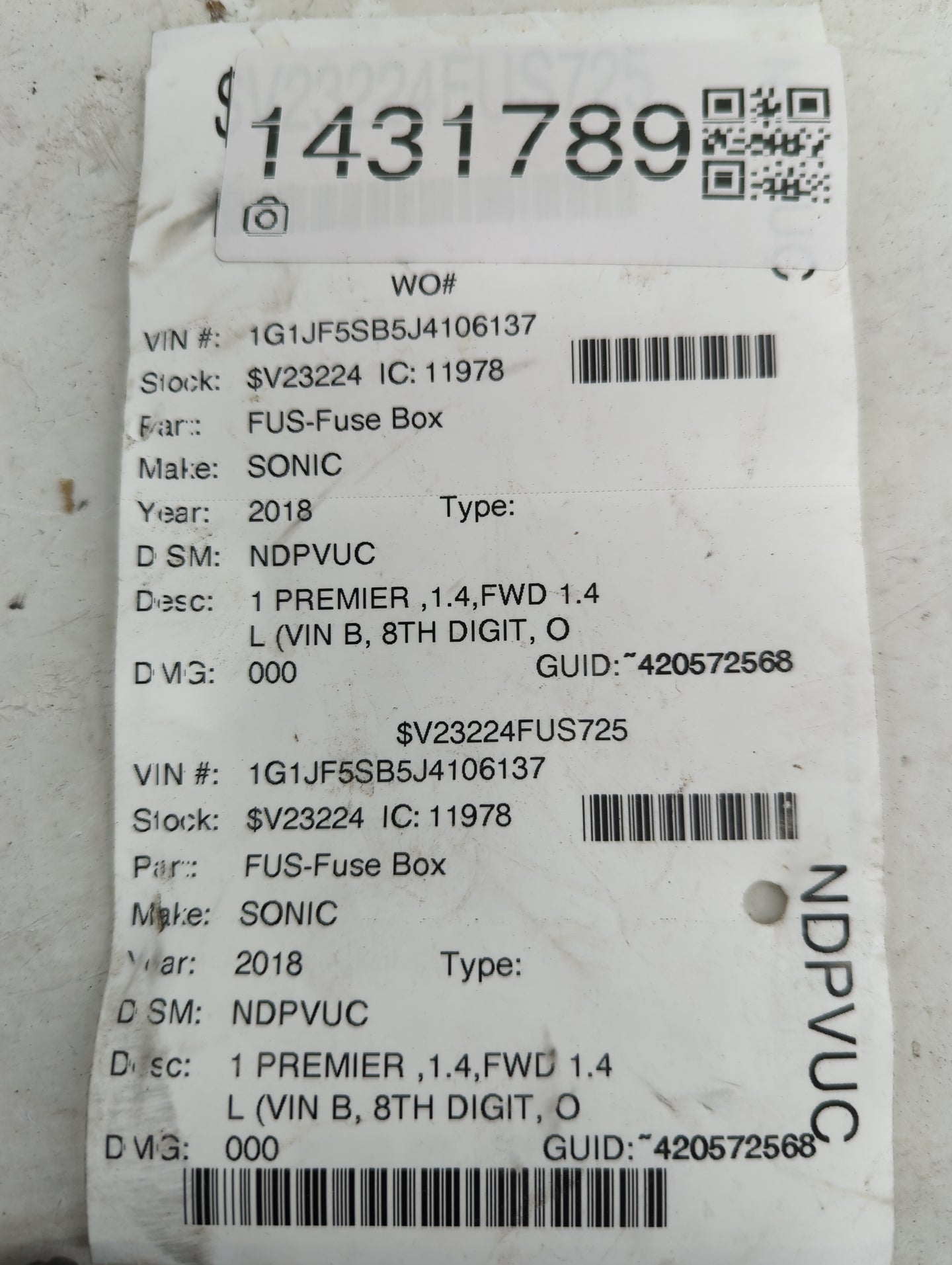 2017-2019 Chevrolet Sonic ABS Pump Control Module Replacement P/N:42573471 078286829, 923471NMJTD1L04C Fits Fits 2017 2018 2