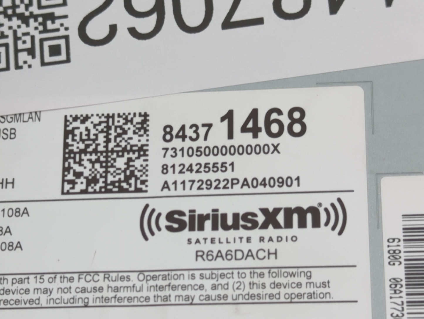 2018 Chevrolet Sonic Information Display Screen - Oemusedautoparts1.com