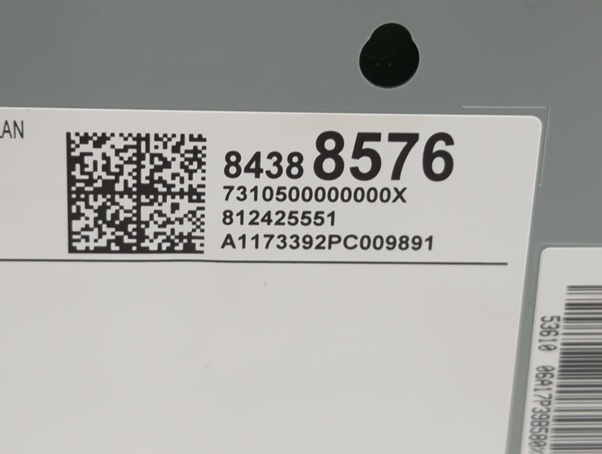 2018 Chevrolet Sonic Information Radio Display Screen - Oemusedautoparts1.com