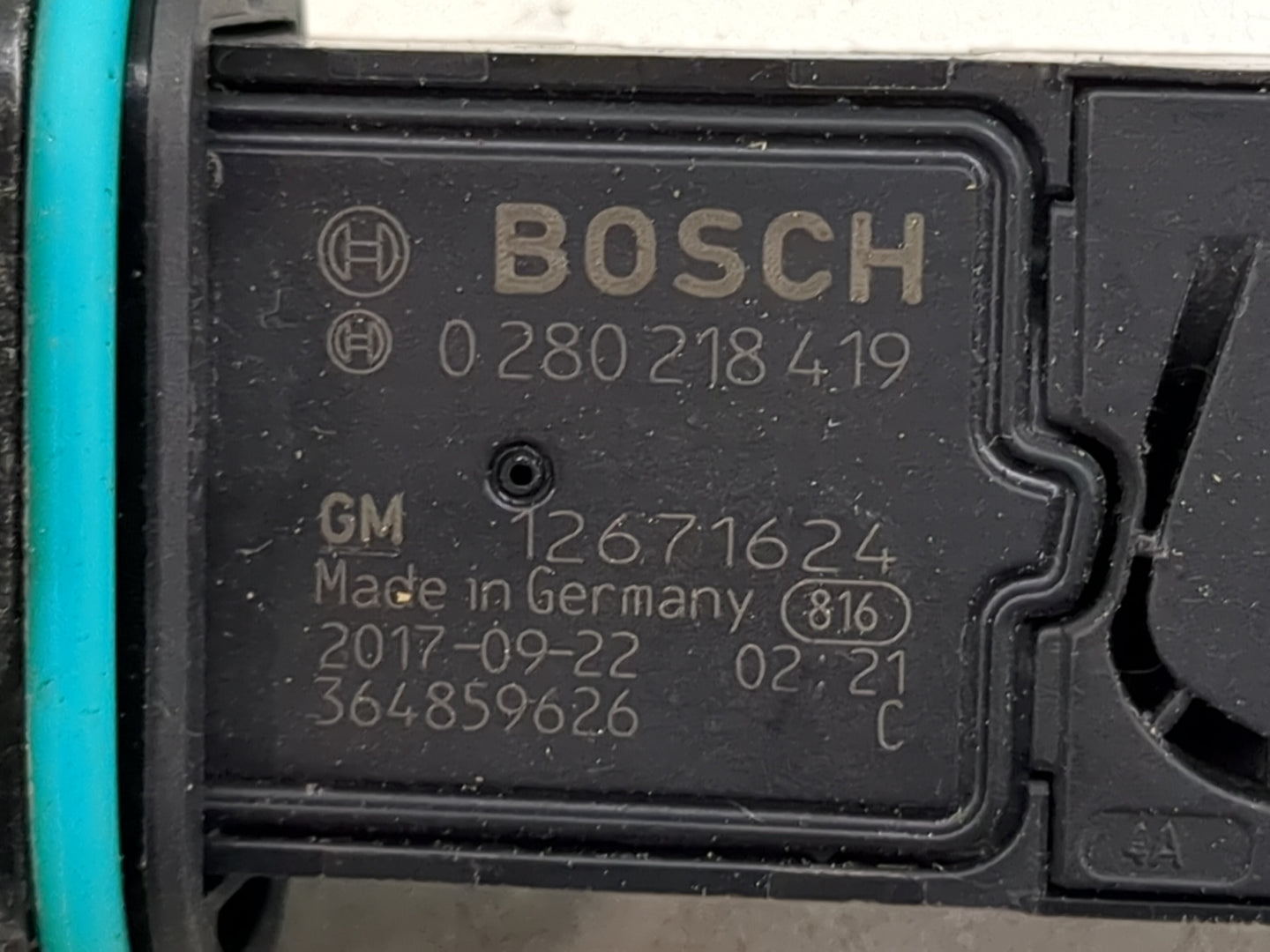 2012-2019 Chevrolet Sonic Mass Air Flow Meter Maf 1485455 - Oemusedautoparts1.com