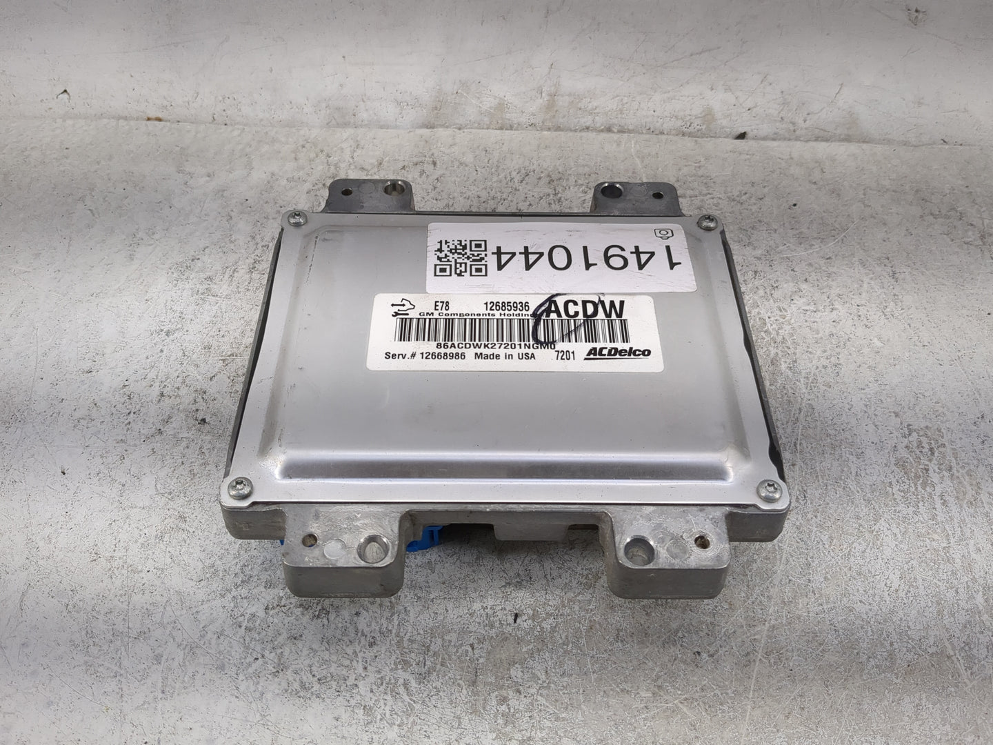 2017-2019 Chevrolet Sonic PCM Engine Control Computer ECU ECM PCU OEM P/N:12685936 12668986 Fits Fits 2017 2018 2019 2020 20