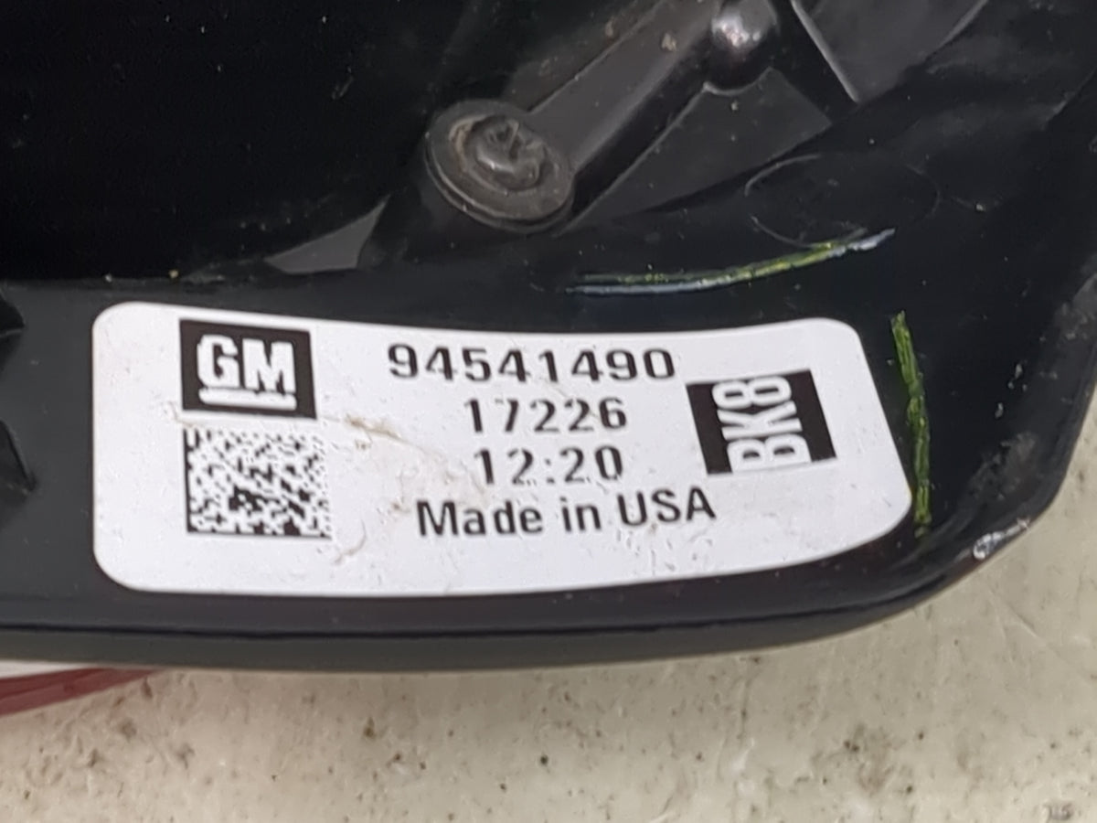 2017 Chevrolet Sonic Passenger Right Side Deck Lid Mounted Tail Light - Oemusedautoparts1.com