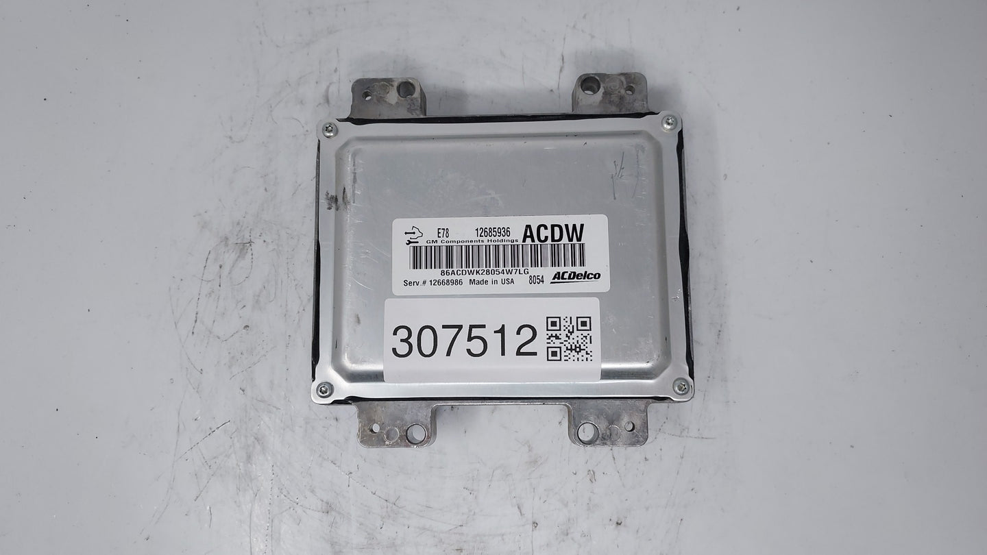 2017-2018 Chevrolet Sonic PCM Engine Control Computer ECU ECM PCU OEM P/N:12685936 12668986, 12695536 Fits Fits 2017 2018 20