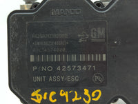 2017-2019 Chevrolet Sonic Anti-Lock Brake ABS Pump Module Actuator OEM P/N:42573471 Fits Fits 2017 2018 2019 OEM Used Auto P