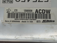 2017-2019 Chevrolet Sonic PCM Engine Control Computer ECU ECM PCU OEM P/N:126859336 Fits Fits 2017 2018 2019 2020 2021 OEM U