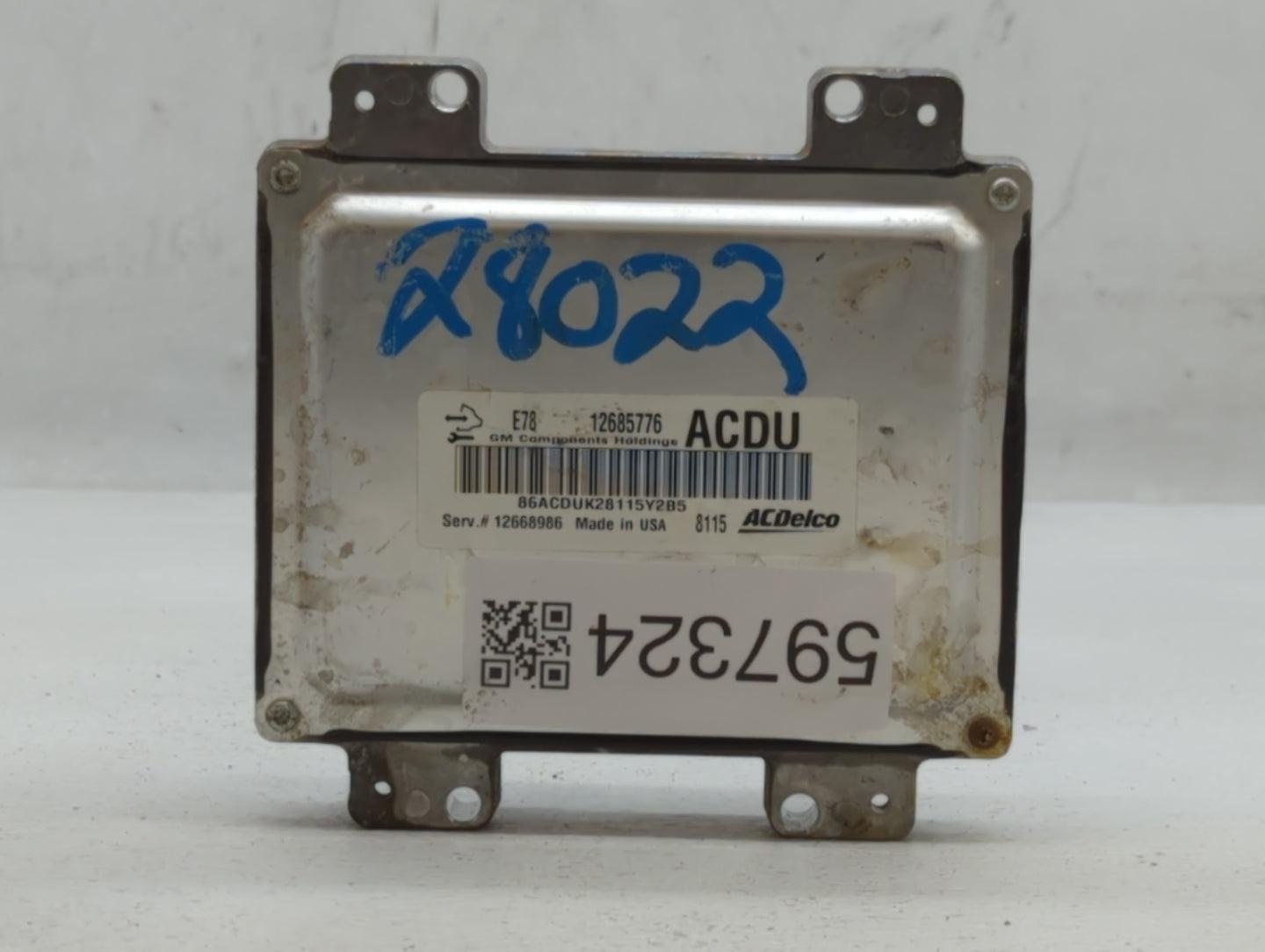 2017-2019 Chevrolet Sonic PCM Engine Control Computer ECU ECM PCU OEM P/N:12668986 12685776 Fits Fits 2017 2018 2019 2020 20