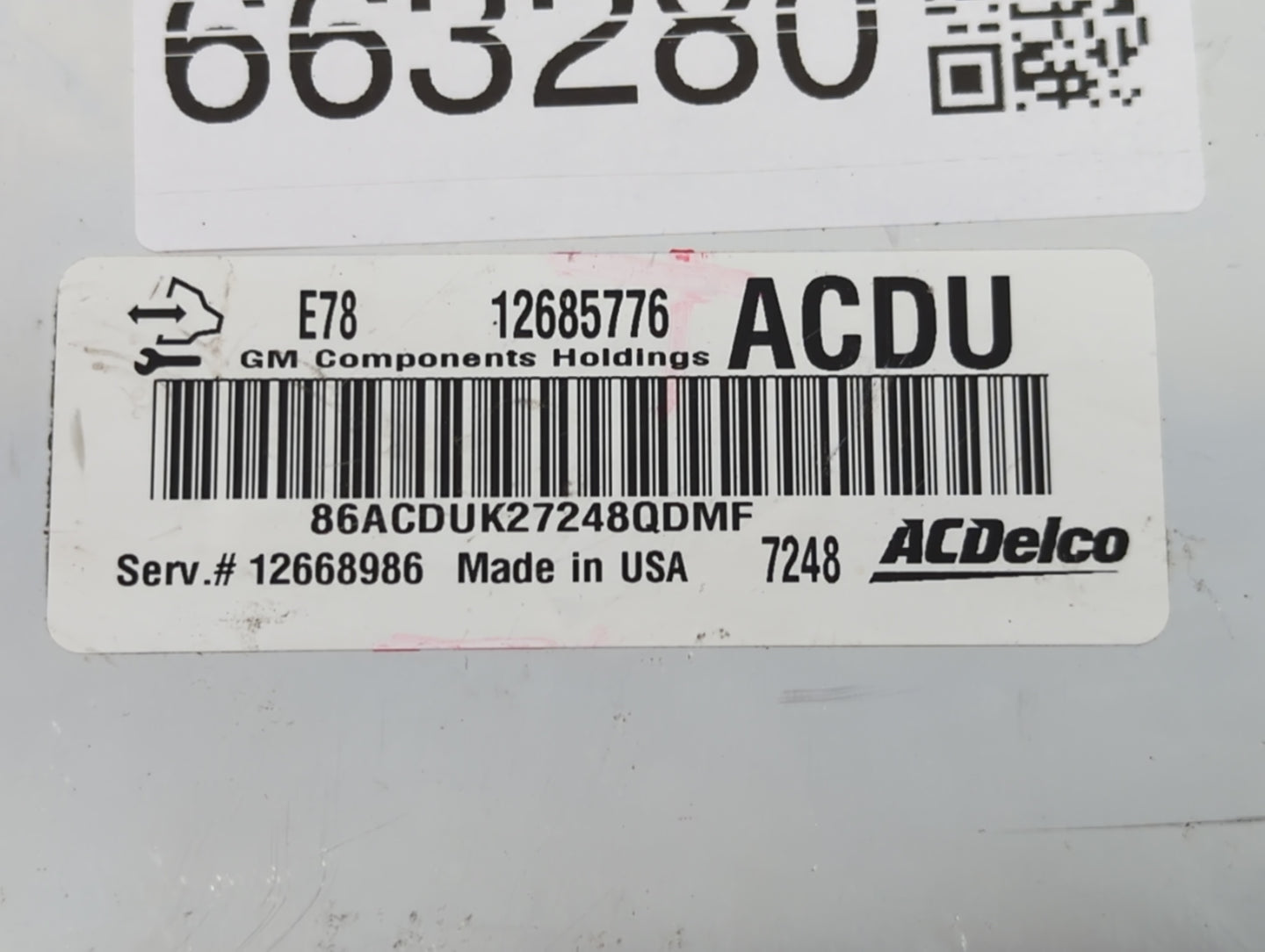 2017-2019 Chevrolet Sonic PCM Engine Control Computer ECU ECM PCU OEM P/N:E78 12685776 12685776 Fits Fits 2017 2018 2019 202