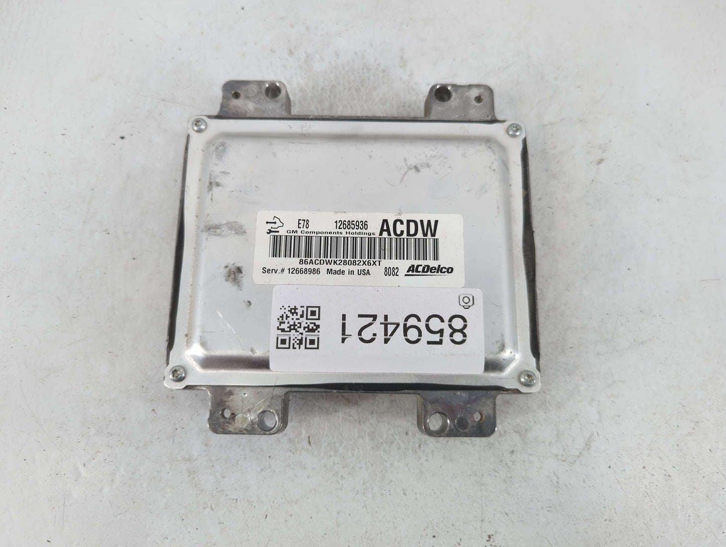 2017-2019 Chevrolet Sonic PCM Engine Control Computer ECU ECM PCU OEM P/N:12685936 12668986 Fits Fits 2017 2018 2019 2020 20