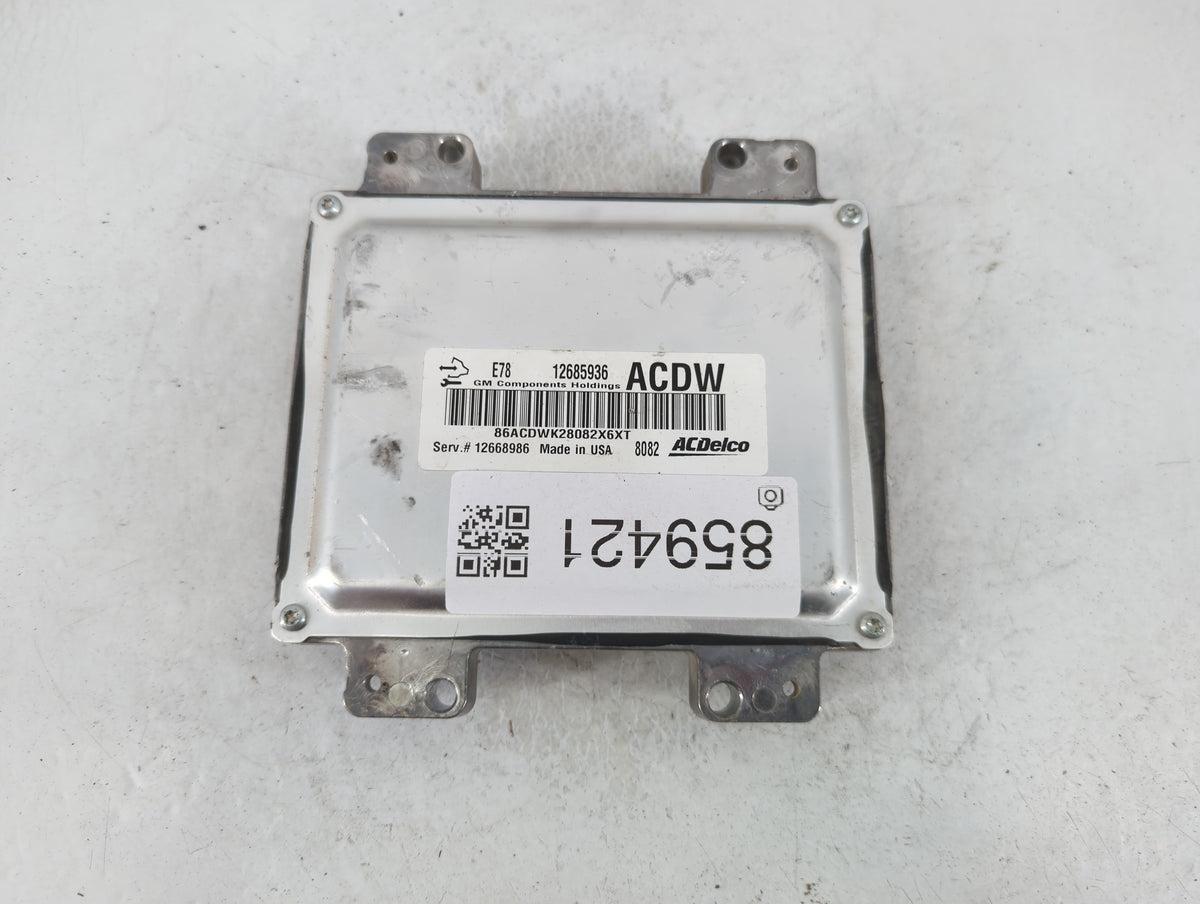 2017-2019 Chevrolet Sonic PCM Engine Control Computer ECU ECM PCU OEM P/N:12685936 12668986 Fits 2017 2018 2019 2020 2021 OE