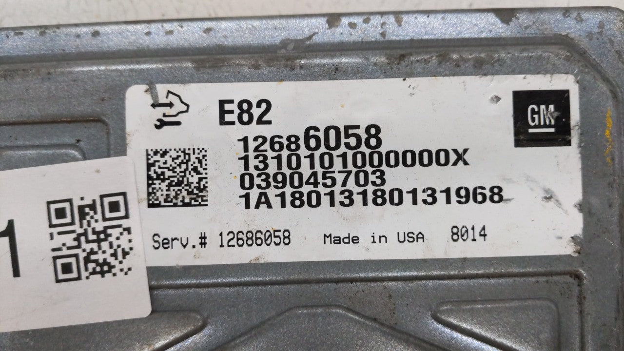 2018 Chevrolet Spark PCM Engine Control Computer ECU ECM PCU OEM P/N:12686058 039045703 Fits OEM Used Auto Parts - Oemusedau
