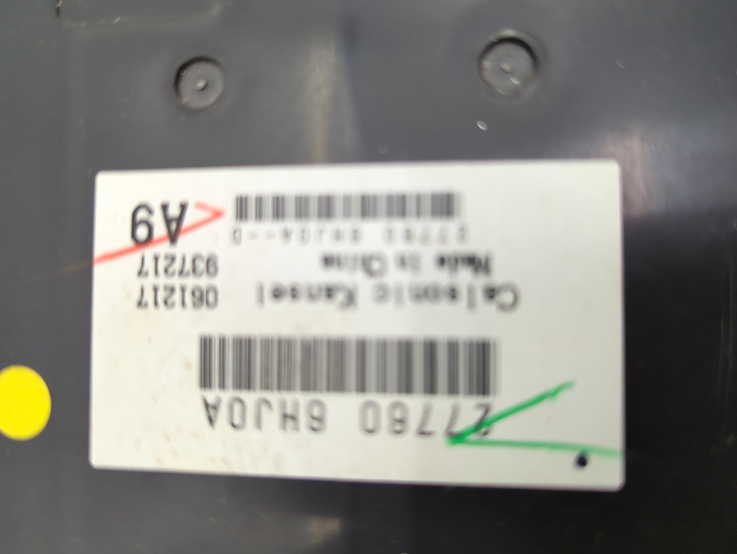 2018 Chevrolet Spark Climate Control Module Temperature AC/Heater Replacement P/N:27760 6HJ0A Fits OEM Used Auto Parts - Oem