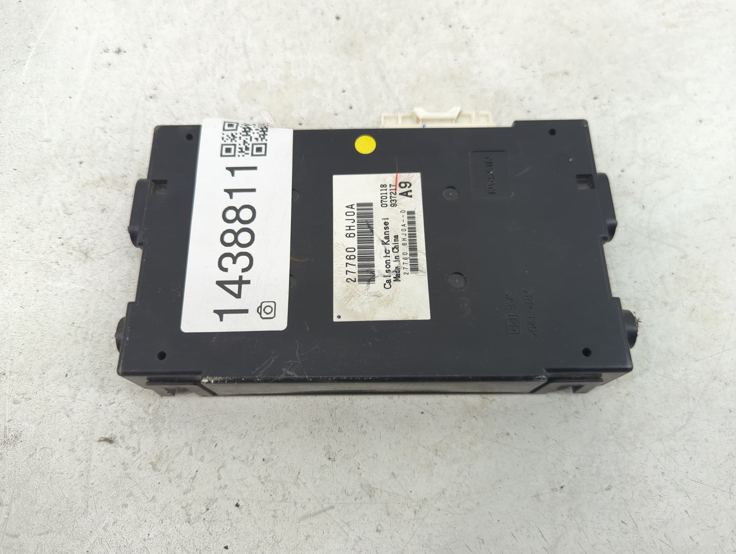 2018 Chevrolet Spark Climate Control Module Temperature AC/Heater Replacement P/N:27760 6HJ0A 27760 6HJ0A--D Fits OEM Used A