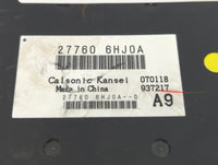 2018 Chevrolet Spark Climate Control Module Temperature AC/Heater Replacement P/N:27760 6HJ0A 27760 6HJ0A--D Fits OEM Used A