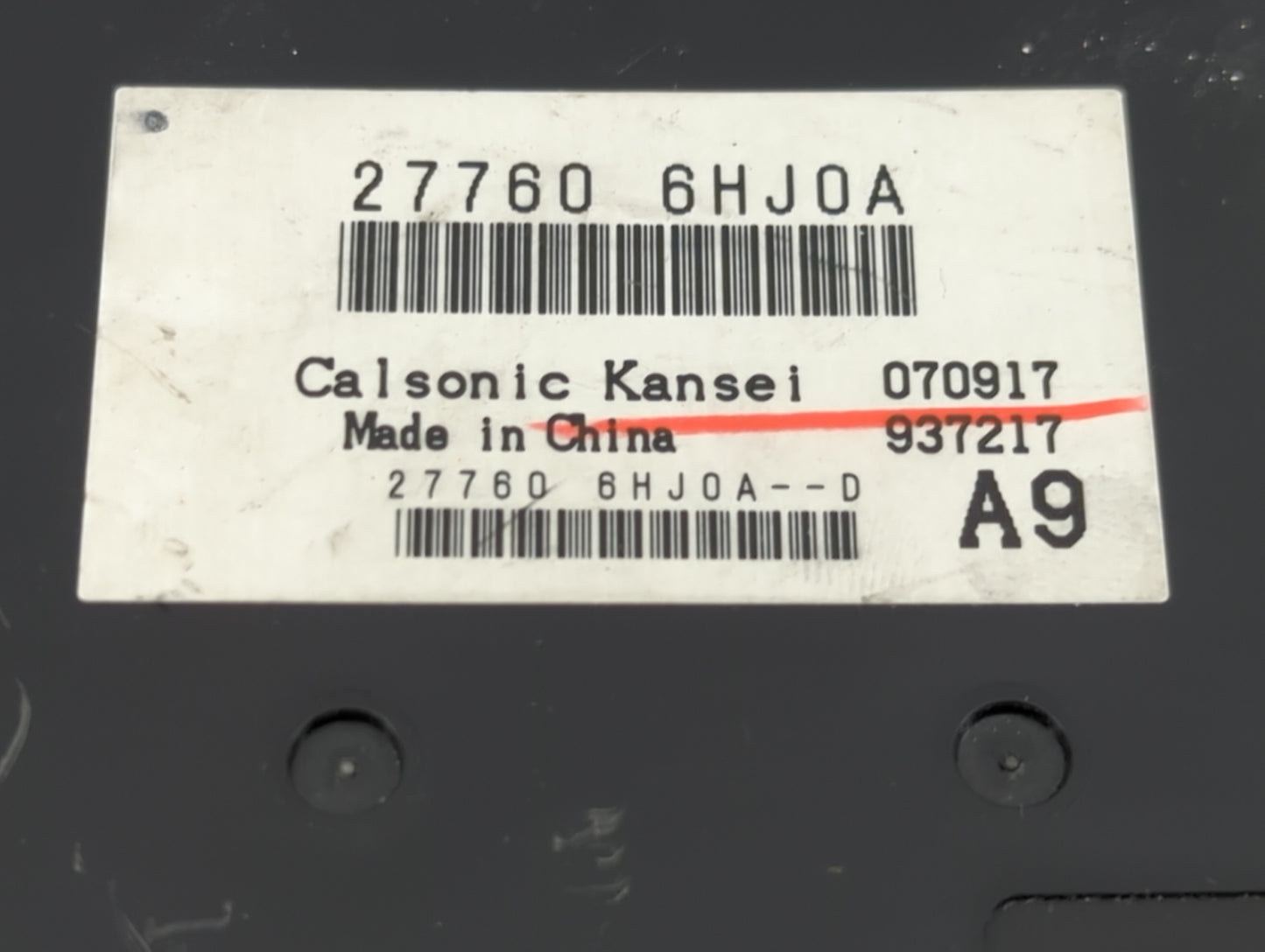 2017-2018 Chevrolet Spark Radio AM FM Cd Player Receiver Replacement P/N:27760 6HJ0A 27760 6HJ0A--D Fits Fits 2017 2018 OEM 