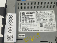 2017-2018 Chevrolet Spark Radio AM FM Cd Player Receiver Replacement P/N:42518059 Fits Fits 2017 2018 2019 OEM Used Auto Par