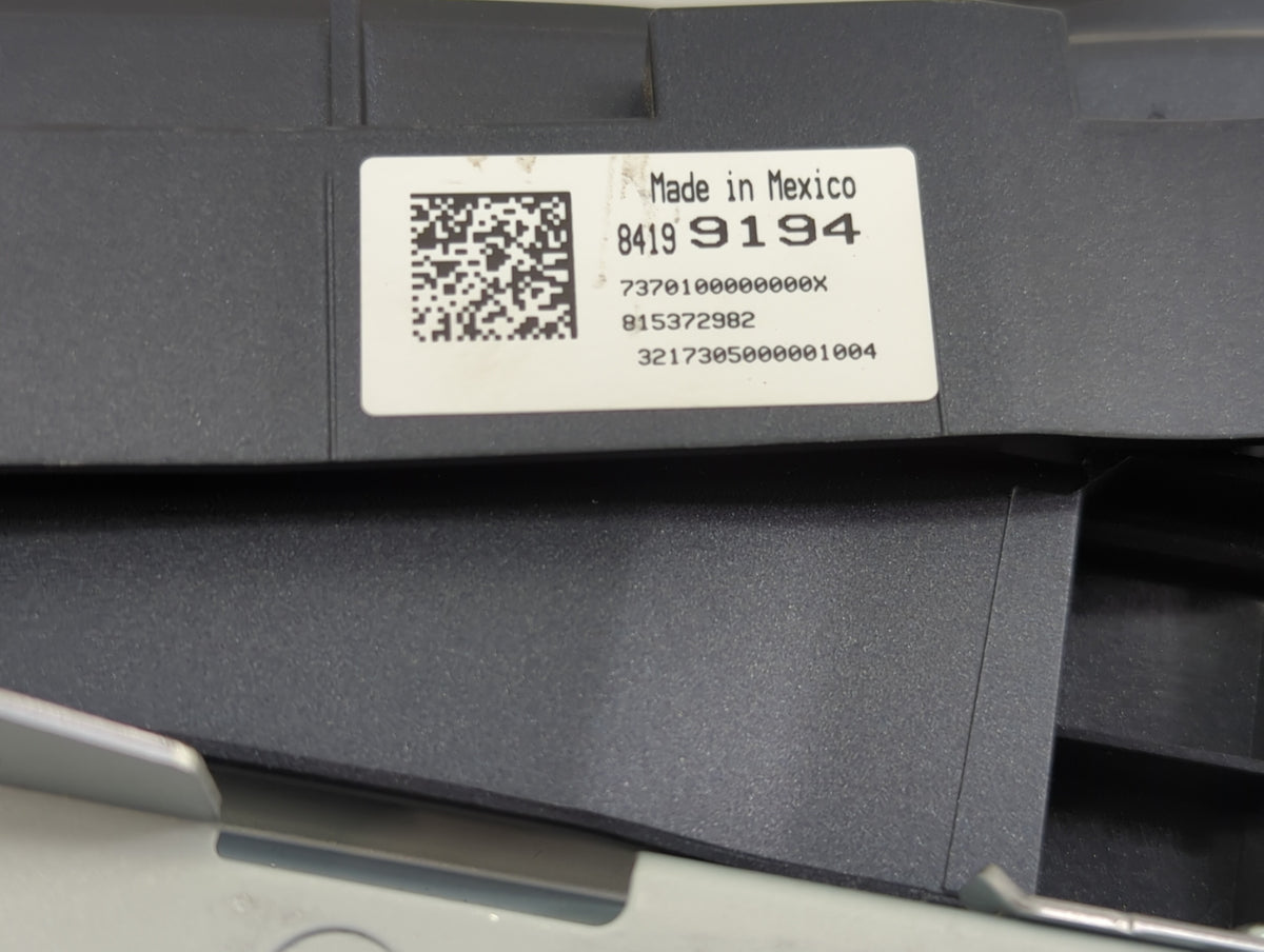 2018 Chevrolet Tahoe Information Radio Display Screen - Oemusedautoparts1.com