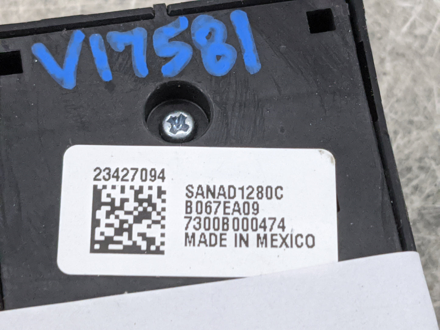 2015-2020 Chevrolet Tahoe Master Power Window Switch Replacement Driver Side Left P/N:23427094 SANAD1280C Fits OEM Used Auto