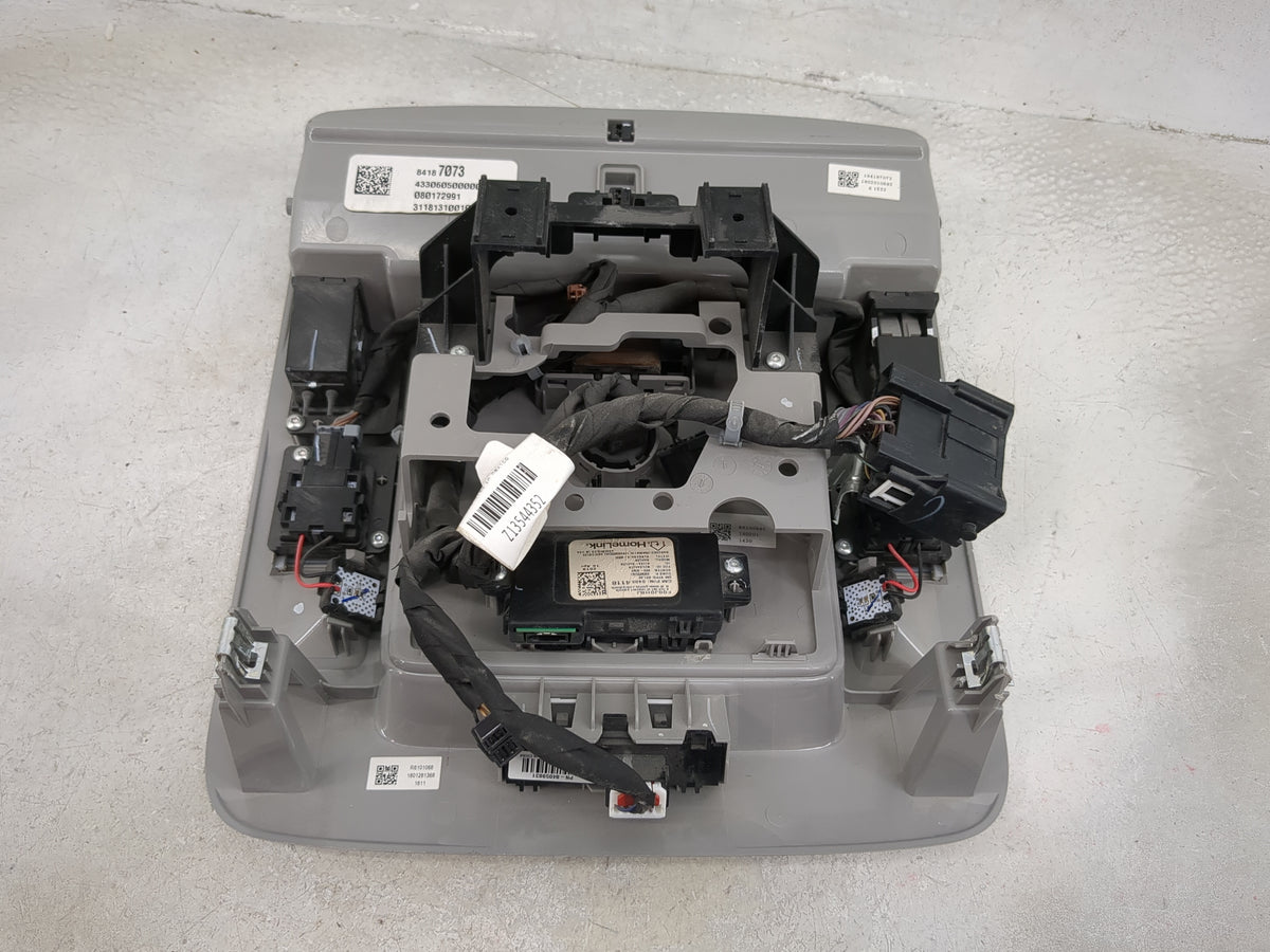 2015-2020 Chevrolet Tahoe Overhead Roof Console Gray - Oemusedautoparts1.com