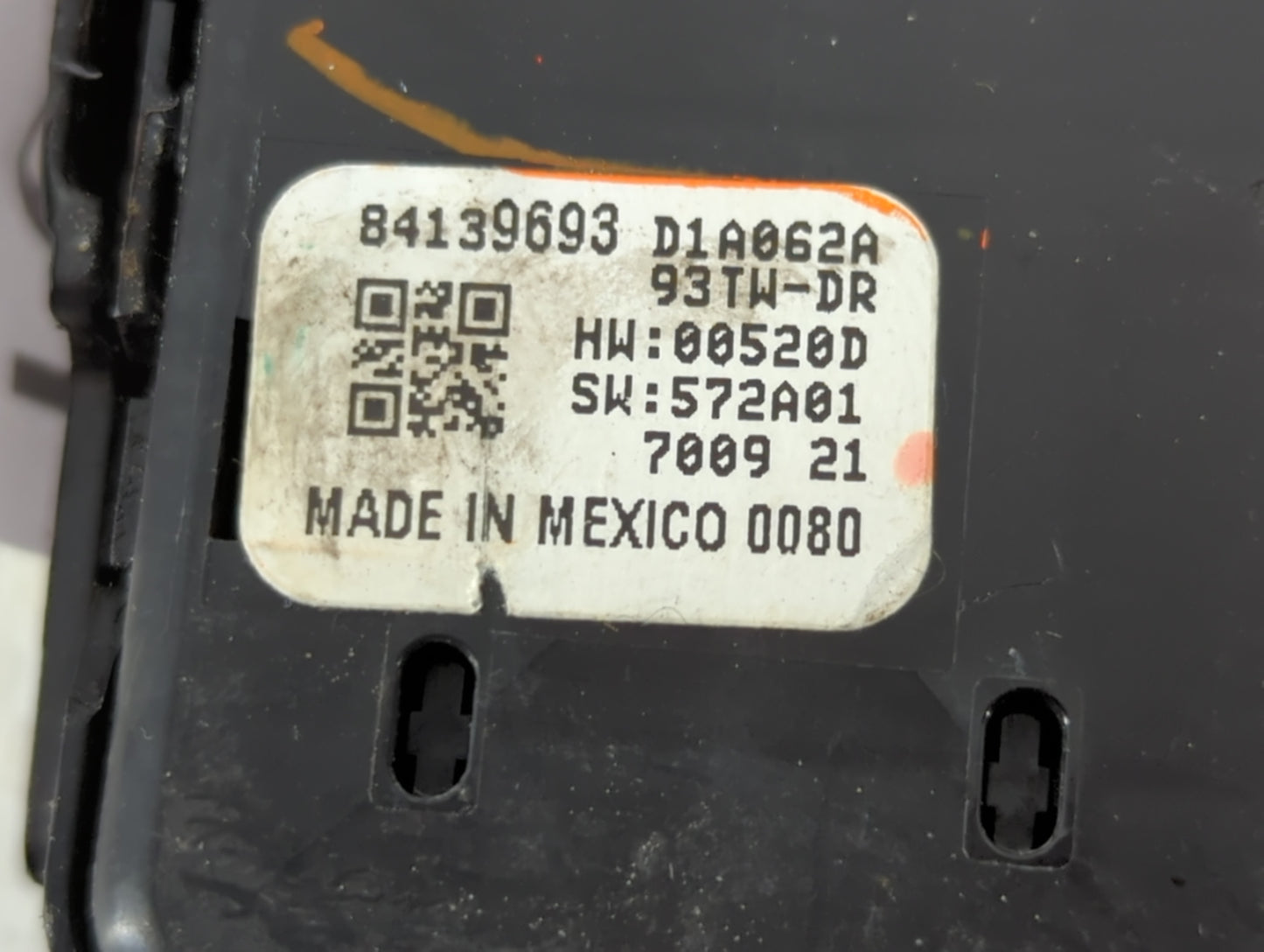 2018-2022 Chevrolet Traverse Master Power Window Switch Replacement Driver Side Left P/N:84139693 Fits OEM Used Auto Parts -