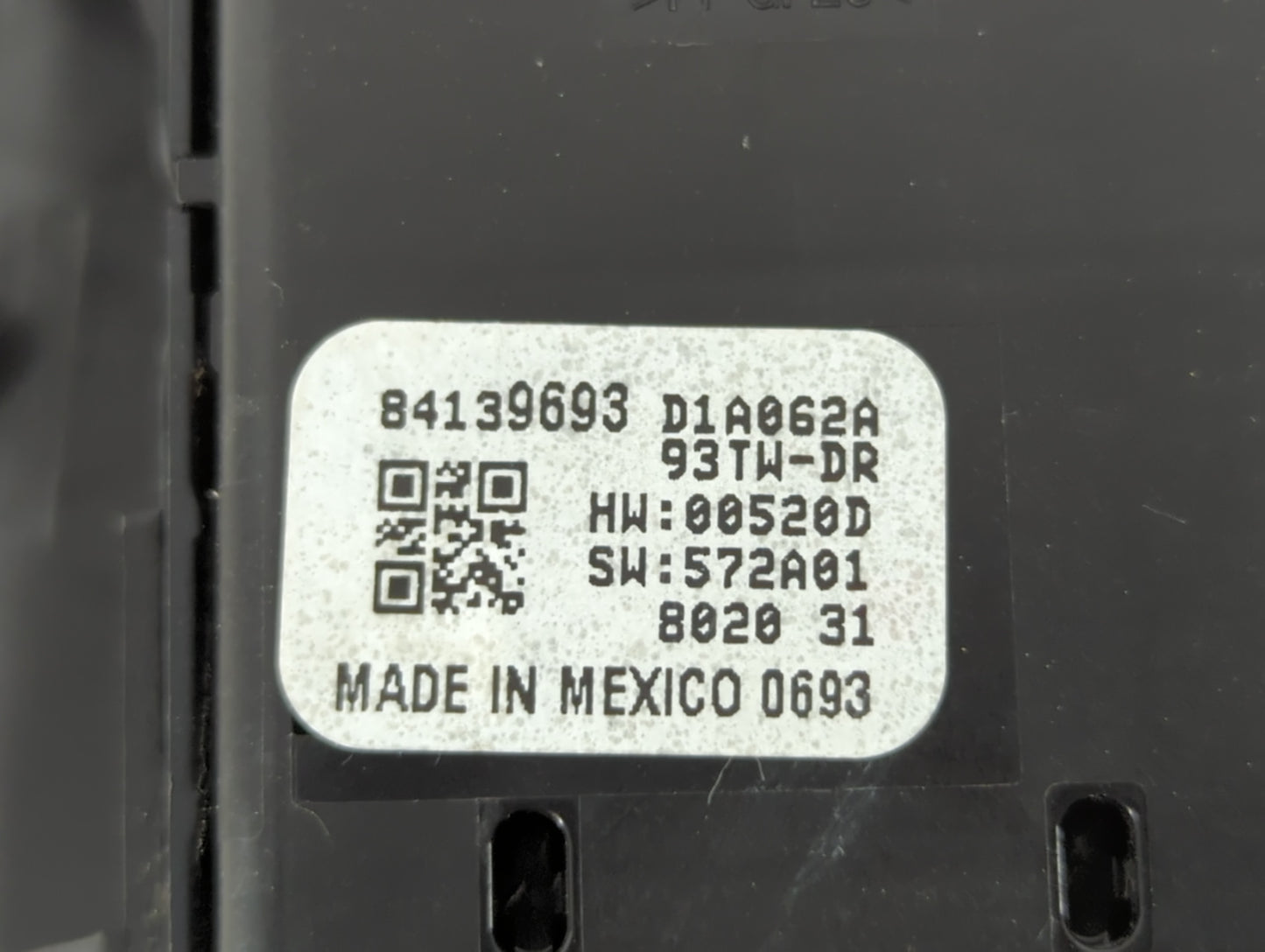 2018-2022 Chevrolet Traverse Master Power Window Switch Replacement Driver Side Left P/N:84139693 Fits OEM Used Auto Parts -