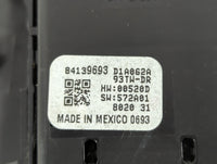 2018-2022 Chevrolet Traverse Master Power Window Switch Replacement Driver Side Left P/N:84139693 Fits OEM Used Auto Parts -
