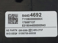 2018 Chevrolet Traverse Instrument Cluster Speedometer Gauges P/N:84404692 Fits OEM Used Auto Parts - Oemusedautoparts1.com