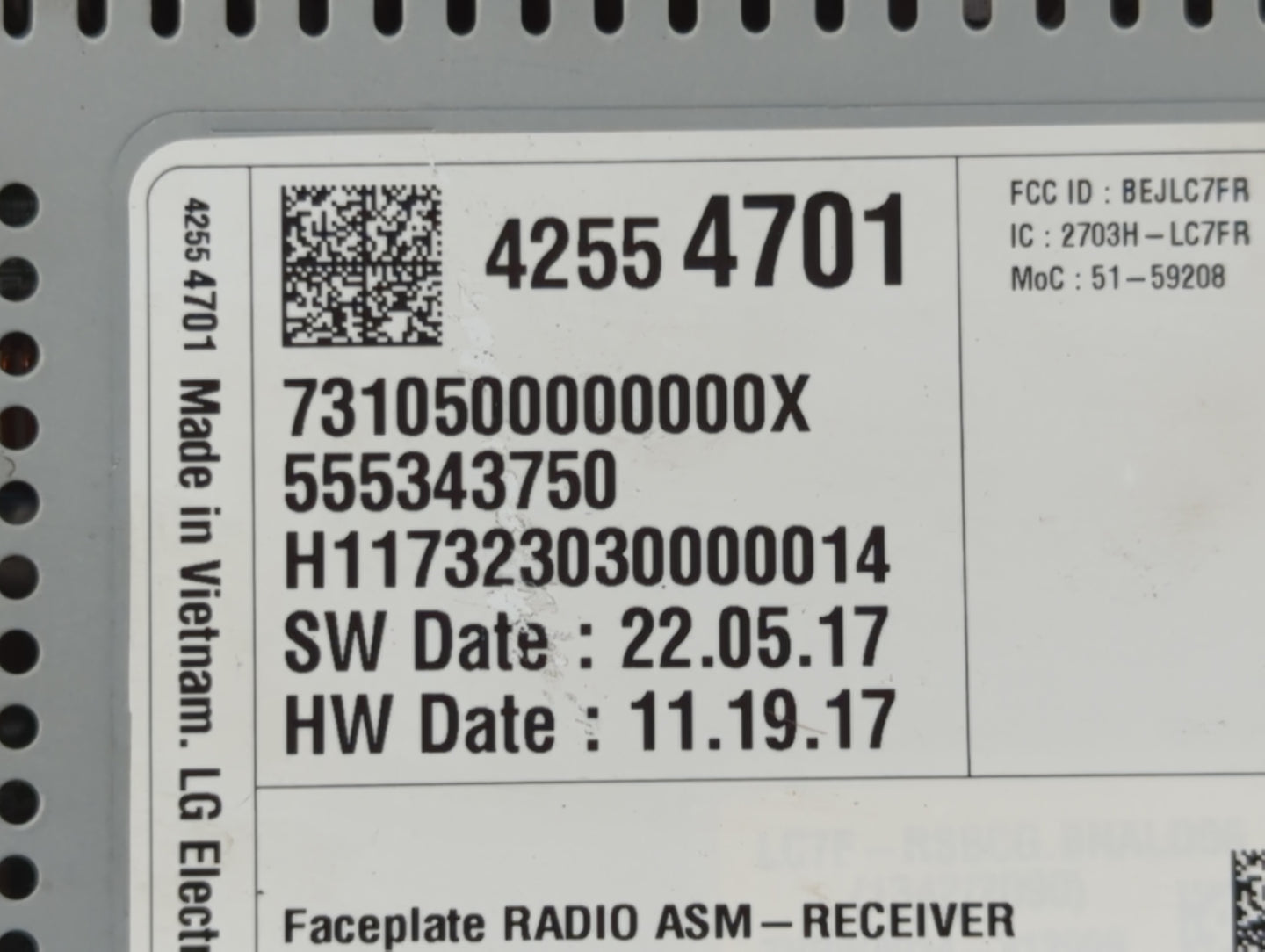 2018-2021 Chevrolet Traverse Radio AM FM Cd Player Receiver Replacement P/N:42554701 Fits Fits 2017 2018 2019 2020 2021 OEM 