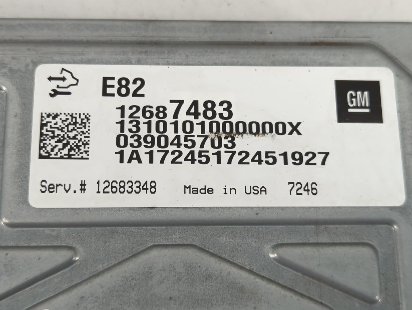 2018-2022 Chevrolet Traverse PCM Engine Control Computer ECU ECM PCU OEM P/N:12687483 Fits Fits 2016 2017 2018 2019 2020 202