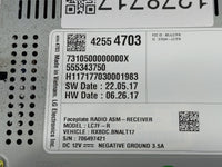 2018-2021 Chevrolet Traverse Radio AM FM Cd Player Receiver Replacement P/N:42554703 Fits Fits 2018 2019 2020 2021 OEM Used 